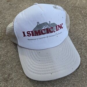 VTG Simcic Inc Speedway Thrashed Hat OSFM‎ Trucker Cap Designer Builders Taiwan